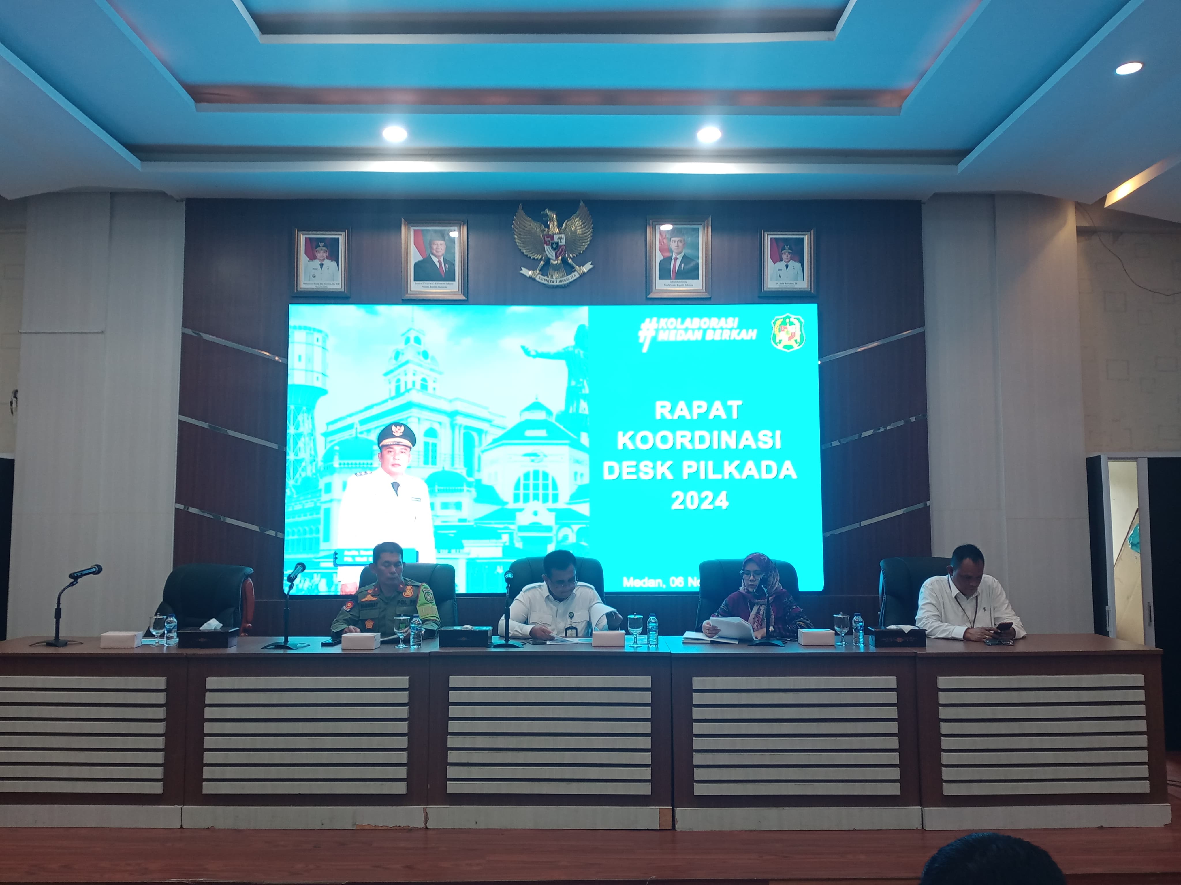 Rapat Koordinasi Desk Pemilihan Kepala Daerah dan Wakil Kepala Daerah Kota Medan Tahun 2024