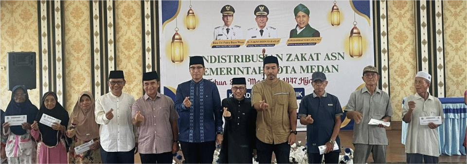 Kegiatan Pengamanan Dan Pengawalan Bapak Walikota Medan Pada Acara Pendisribusian Zakat ASN Pemerintah Kota Medan Tahun 2026 M / 1447 H di 21 Kecamatan Kota Medan