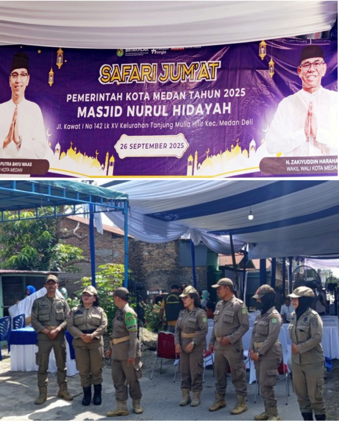 PAM Trantibum Safari Jum'at Pemerintah Kota Medan