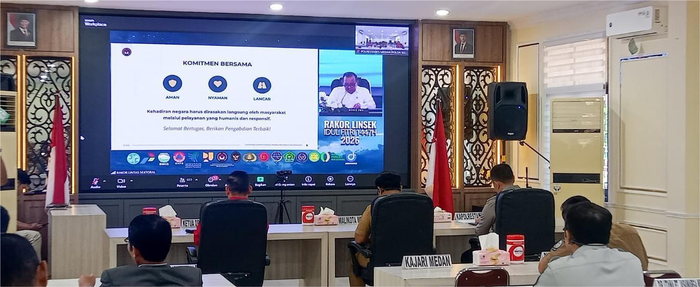 Rapat Koordinasi Lintas Sektoral Kesiapan Pengamanan Hari Raya Idul Fitri 1447 H Tingkat Mabes Polri