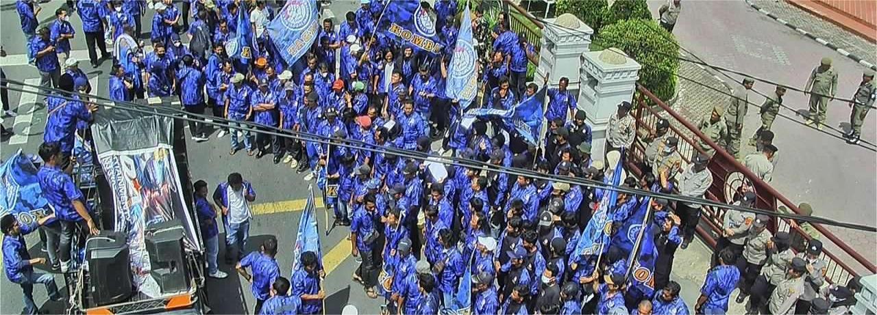 Giat Rencana Aksi Unjuk Rasa Dari Dewan Pimpinan Daerah Sumatera Utara Pemantau Kinerja Aparatur Negara Indonesia (DPD-LSM Penjara Indonesia Sumut)