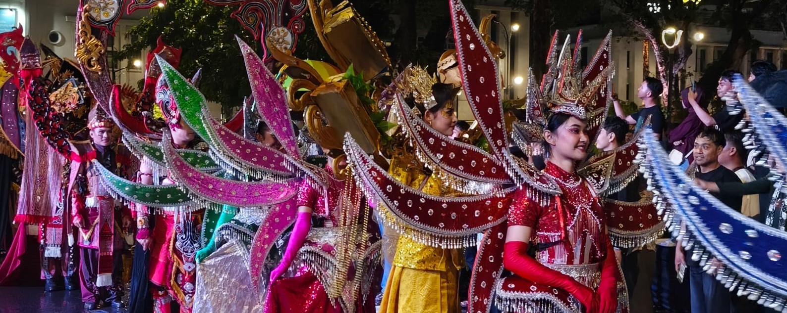 Kegiatan Pam Trantibum Karnaval Nusantara: The Sparkling of Local Heroes & Culture Kota Medan