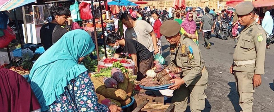 Kegiatan Penataan/Himbauan di Pasar Simpang Limun – Jl. M. Nawi Harahap