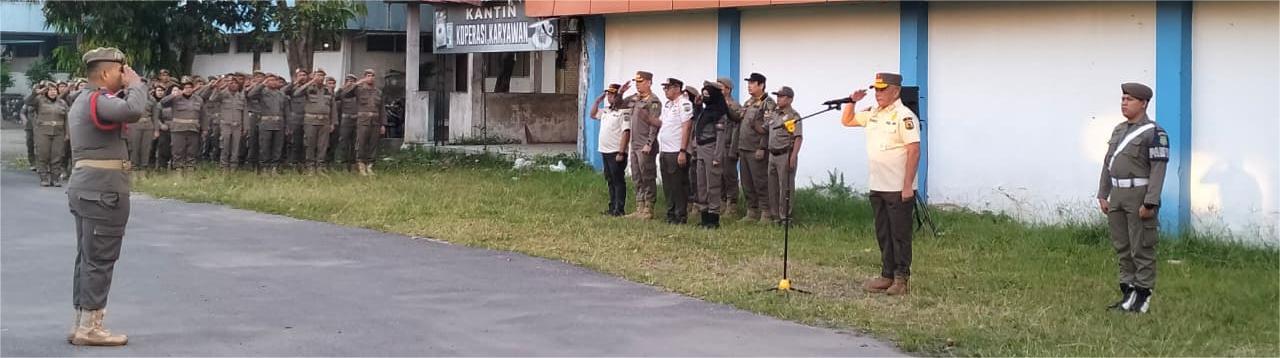 Apel perdana Satuan Polisi Pamong Praja Kota Medan Pasca Hari Raya Idul Fitri 1 Syawal 1447 Hijriah