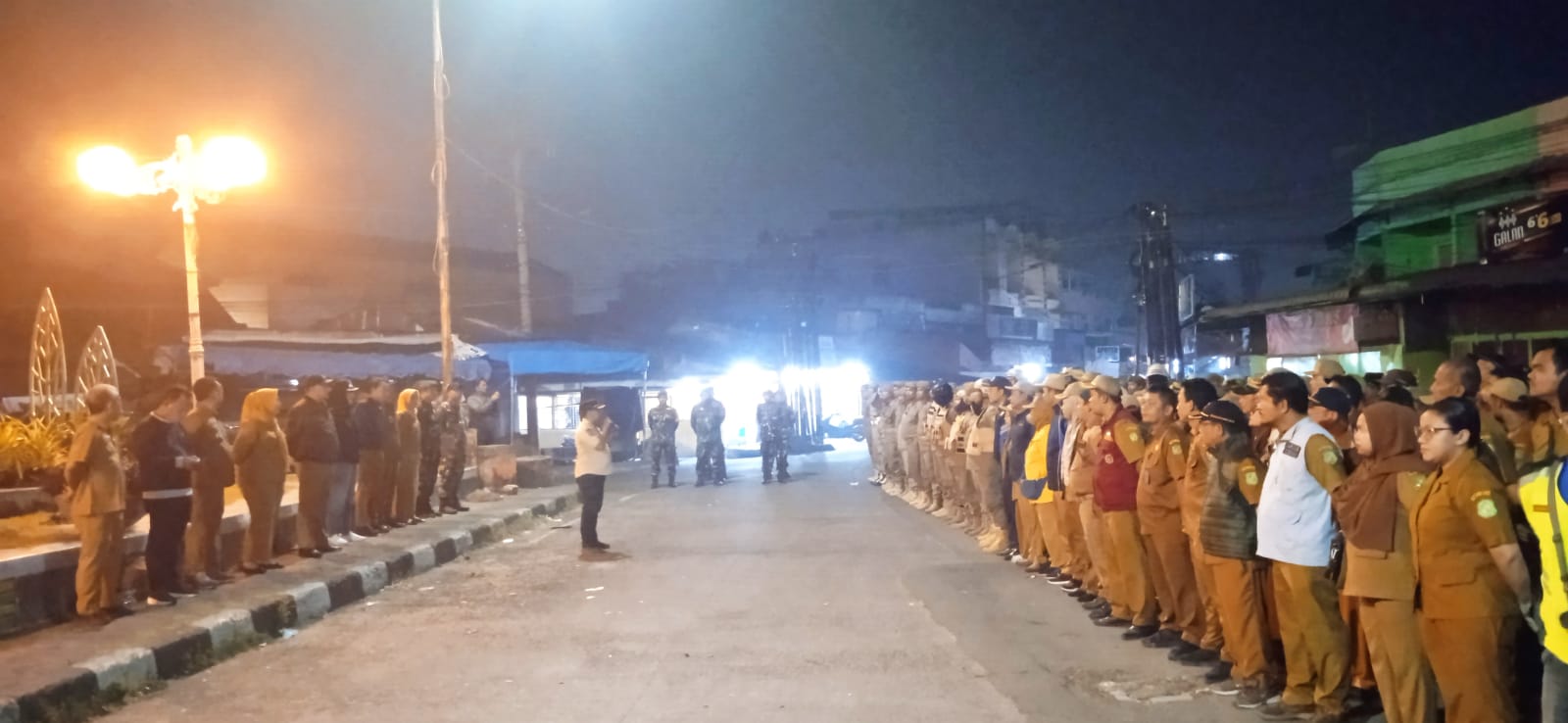 Penertiban Pedagang Kaki Lima (PK5) di Jl. M. Nawi Harahap Pasar Simpang Limun