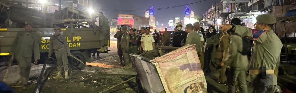 Penertiban Pedagang Kaki Lima ( PK5 ) di Kampung Lalang Kecamatan Medan Sunggal