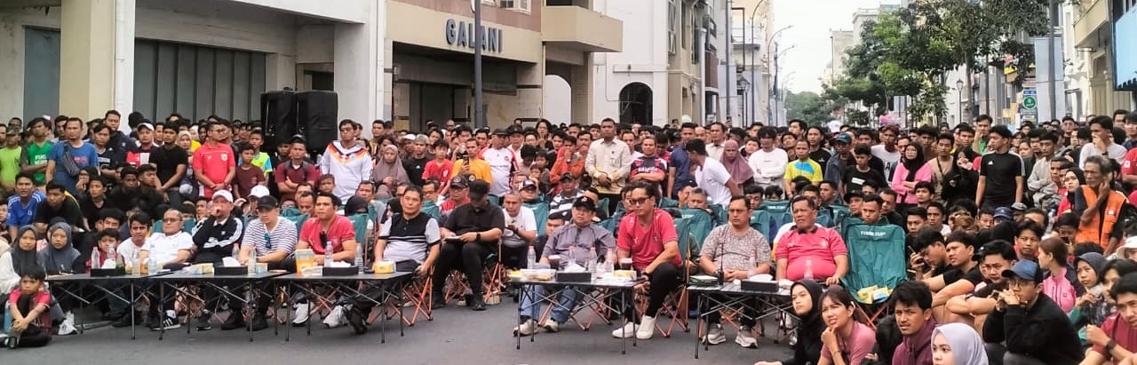 Kegiatan Pengawalan dan Pengamanan Car Free Day Dan Nonton Bareng Piala Dunia 2026 Portugal vs Kolombia bersama Bapak Walikota Medan