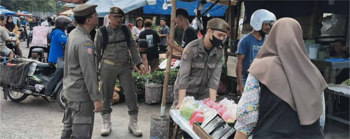 Penataan dan Himbauan Pasar Simpang Limun