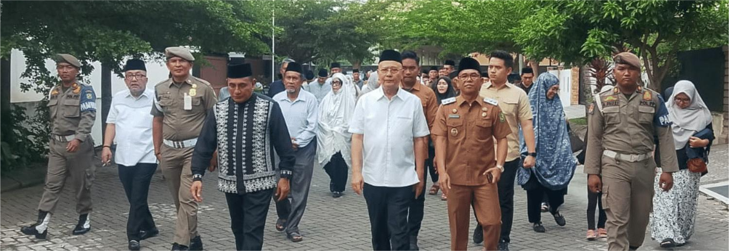 GIAT  PAM TRANTIBUM DI KEDIAMAN DUKA Alm. DR. Drs. H. Ramli Lubis MM (Mantan Wakil Walikota Medan)