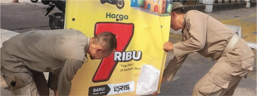 Penertiban Reklame, Spanduk dan Umbul-Umbul yang Menyalahi Aturan / Tidak Memiliki Izin Reklame di Wilayah Kota Medan
