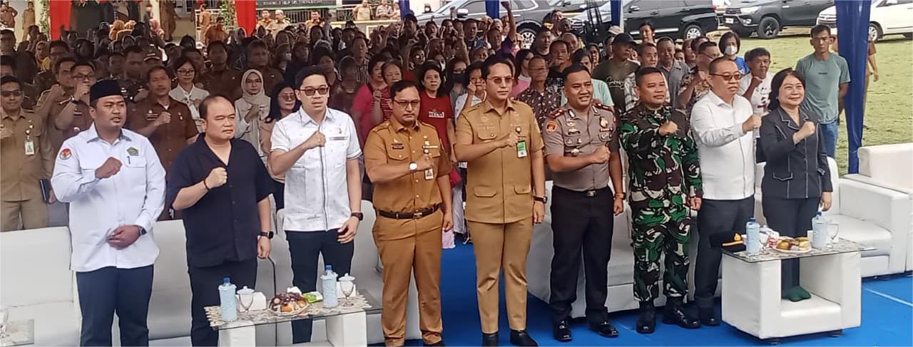 Pembukaan Pasar Murah dalam rangka menyambut Tahun Baru Imlek 2577-TA 2026 di Kota Medan