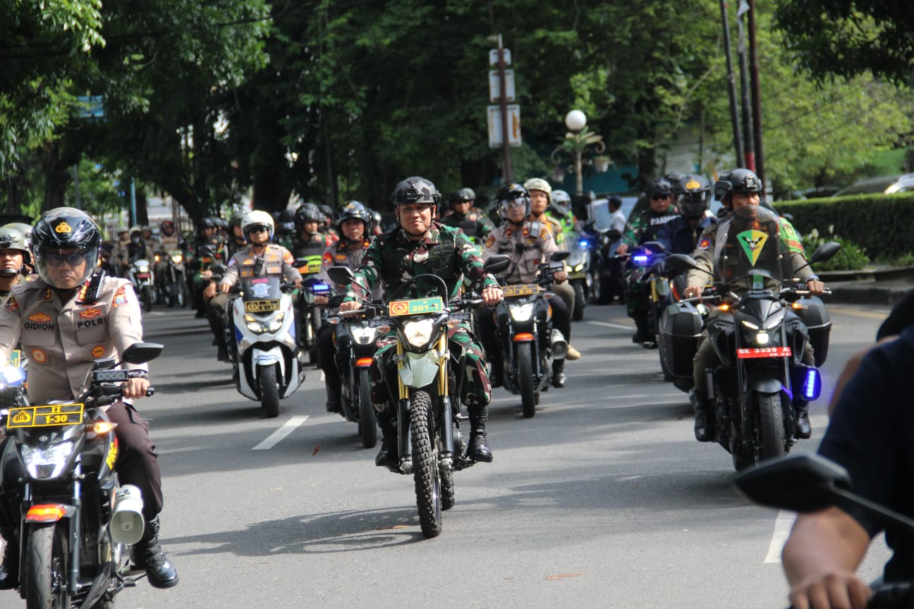 Kegiatan Patroli Bermotor Dan Kunjungan Ke Vihara Dalam Rangka Hari Raya Tri Suci Waisak 2459 BE Tahun 2025 Di Wilayah Kota Medan