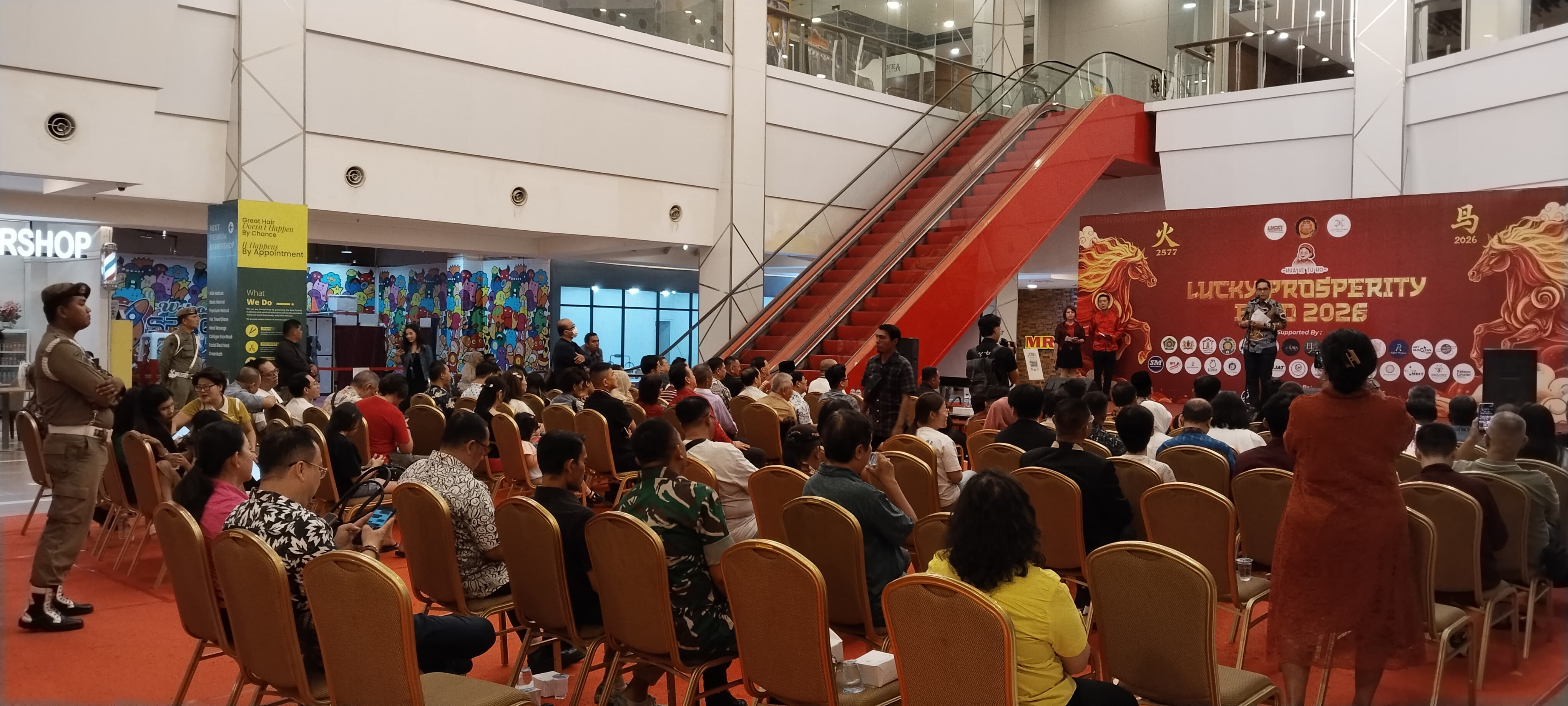 Giat Pengamanan Dan Pengawalan Bapak Walikota Medan Pada Acara Pembukaan Fa Hua Exbhition Imlek Fair Tahun 2026