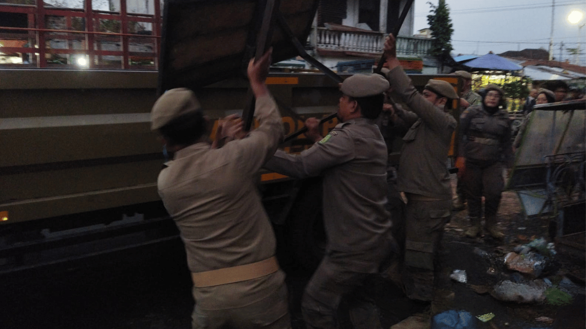 Kegiatan Penataan Pasar Simpang Limun / Jl. M. Nawi Harahap