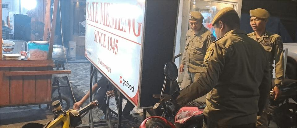 Kegiatan Patroli Trantibum di beberapa ruas jalan Kota Medan