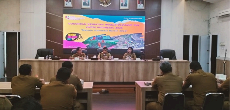 Rapat Persiapan Pelaksanaan Kerja Bakti Dalam Rangka kegiatan World Cleanup Day (WCD) Tahun 2025