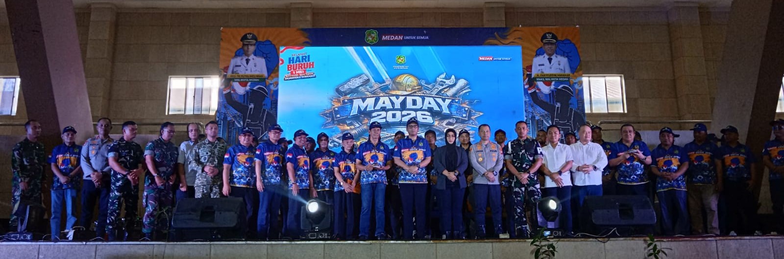 Memperingati Hari Buruh (May Day) Tahun Anggaran 2026 Dengan Tema "Kolaborasi Bersama Mewujudkan Kemajuan Industri dan Kesejahteraan Pekerja" dan Tag Line "Satu Tekad, Satu Tujuan, Sejahtera Bersama"