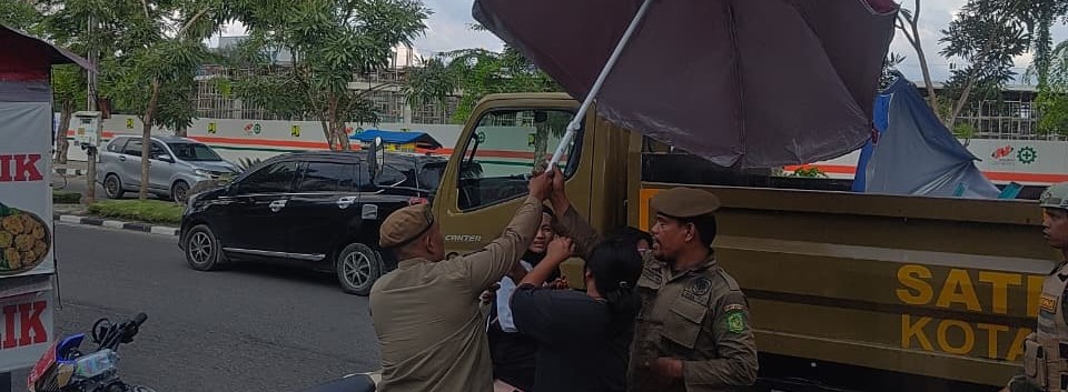 Kegiatan Penataan PK5 Pasar Seikambing dan Jl Dr Mansyur sekitaran USU