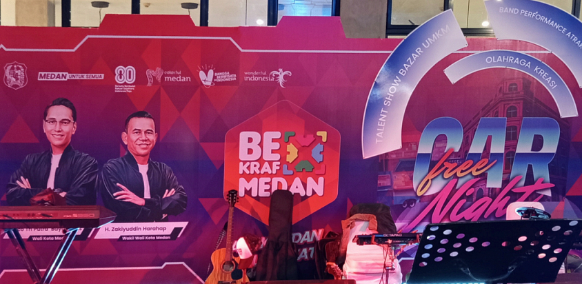Car Free Night Kota Medan dan Penyerahan Sertifikat kekayaan Intelektual Tahun 2024