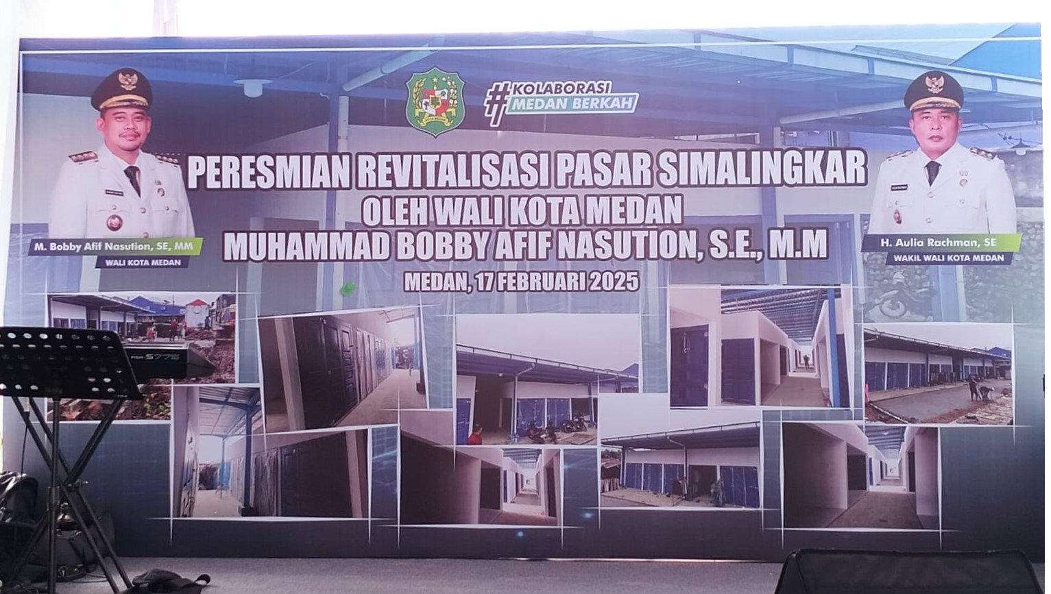 Peresmian Revitalisasi Pasar Simalingkar