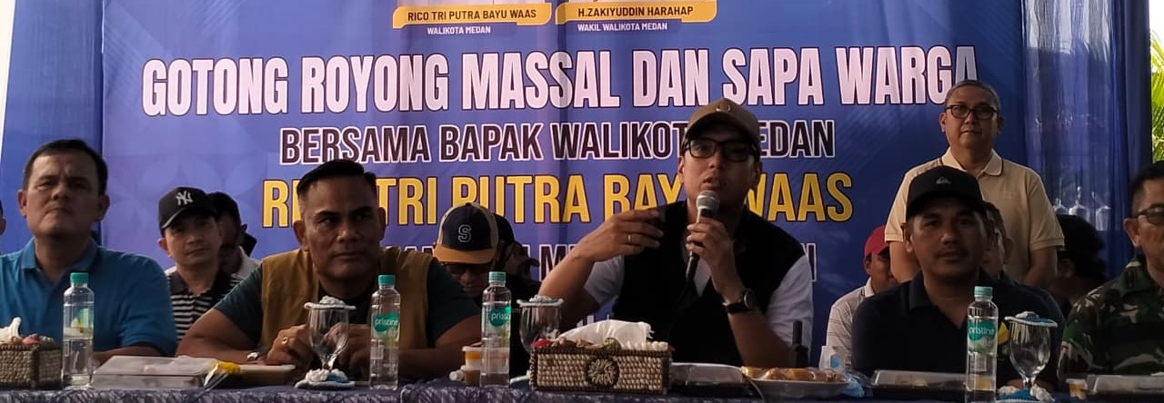Pengamanan Kegiatan Gotong Royong dan Sapa Warga di Wilayah Kecamatan Medan Labuhan Kel. Besar bersama Bapak Walikota Medan